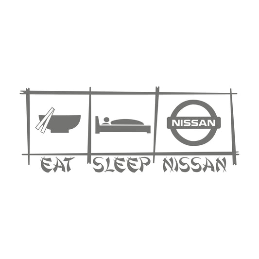 Eat sleep Nissan Stäbchen