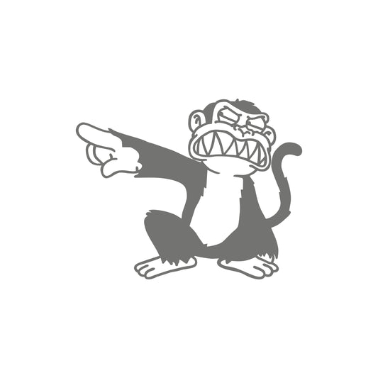 Evil Monkey Sticker
