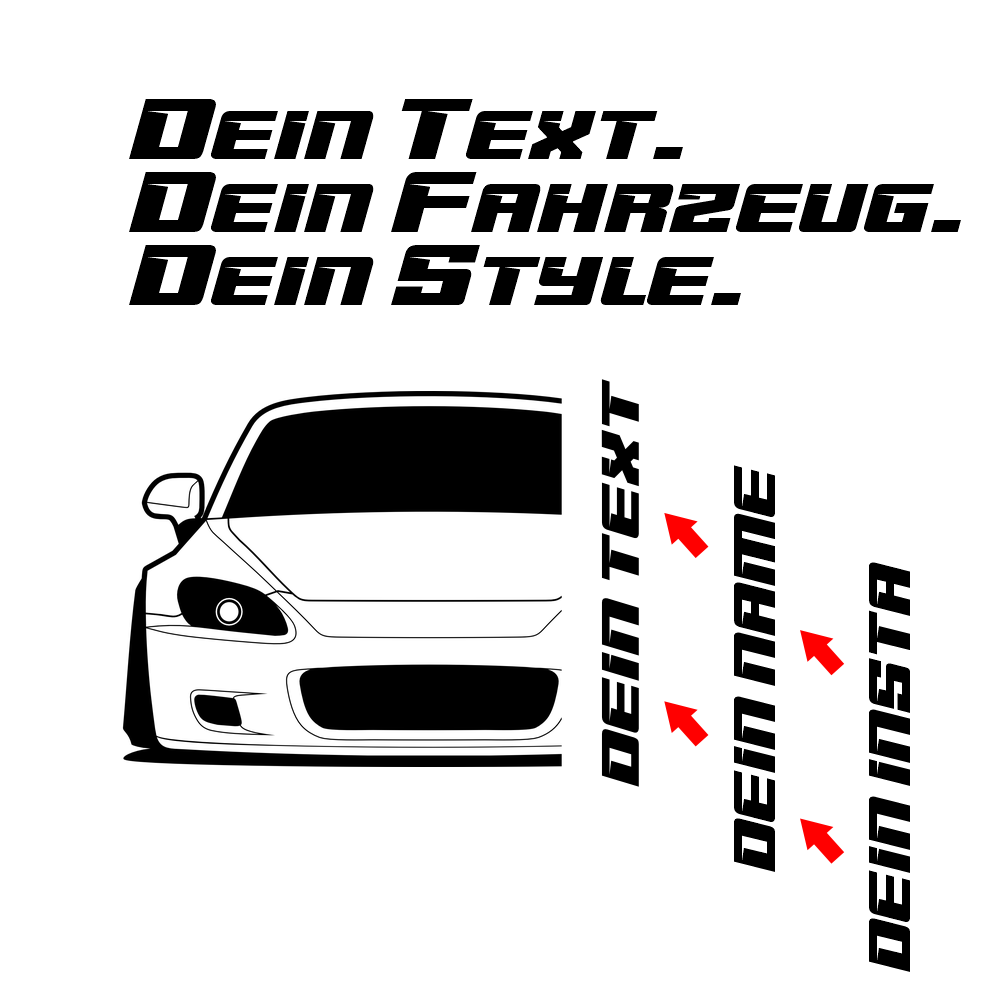 Honda S2000 S2k AP1 BJ 1999 – personalisierbares Shirt & Hoodie
