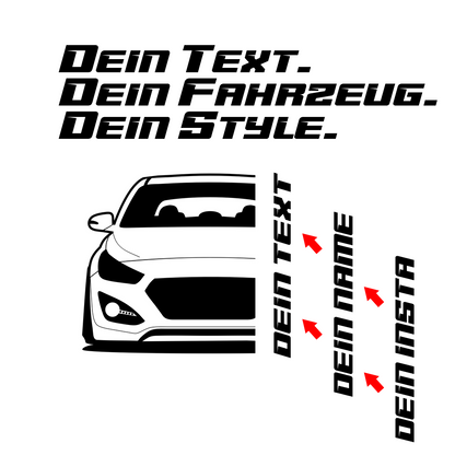 Hyundai I30 GD Coupe MY 2011 – customizable Shirts & Hoodies