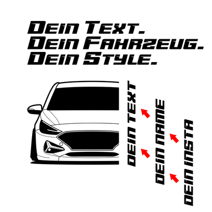Hyundai I30 Facelift BJ 2021 – personalisierbares Shirt & Hoodie