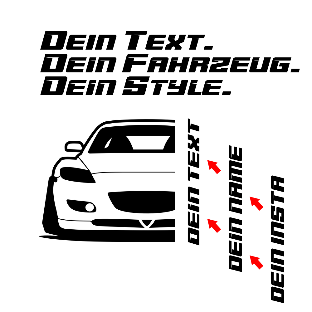 Mazda RX-8 R MY 2003 – customizable Shirts & Hoodies