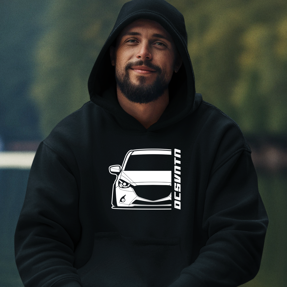 Mazda 2 DJ1 BJ 2015 – personalisierbares Shirt & Hoodie
