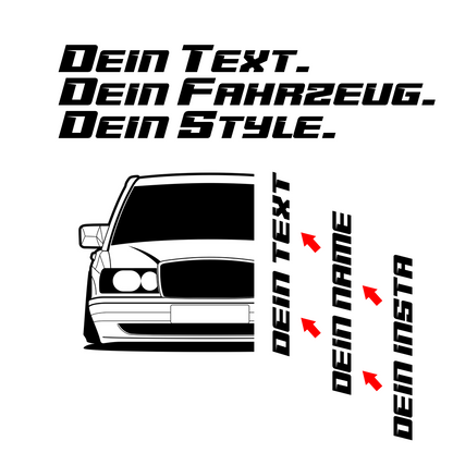 Mercedes 190 W201 MY 1982 – customizable Shirts & Hoodies