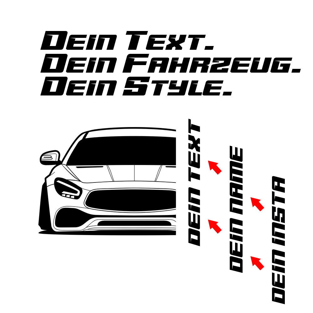 Mercedes-Benz AMG GT BJ 2018 – personalisierbares Shirt & Hoodie