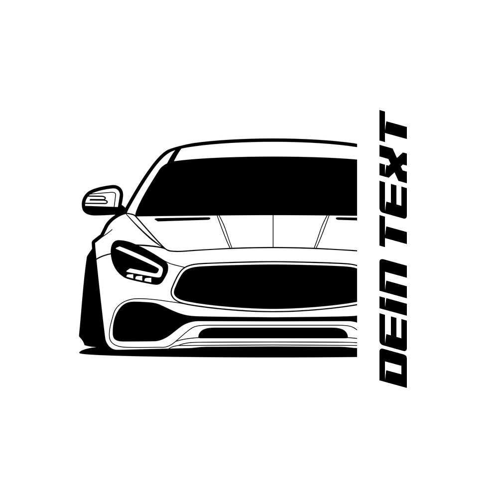 Mercedes-Benz AMG GT BJ 2018 – personalisierbares Shirt & Hoodie
