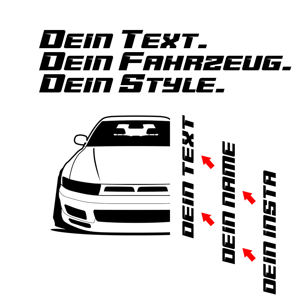 Mitsubishi Galant 8 EA0 BJ 1996 – personalisierbares Shirt & Hoodie