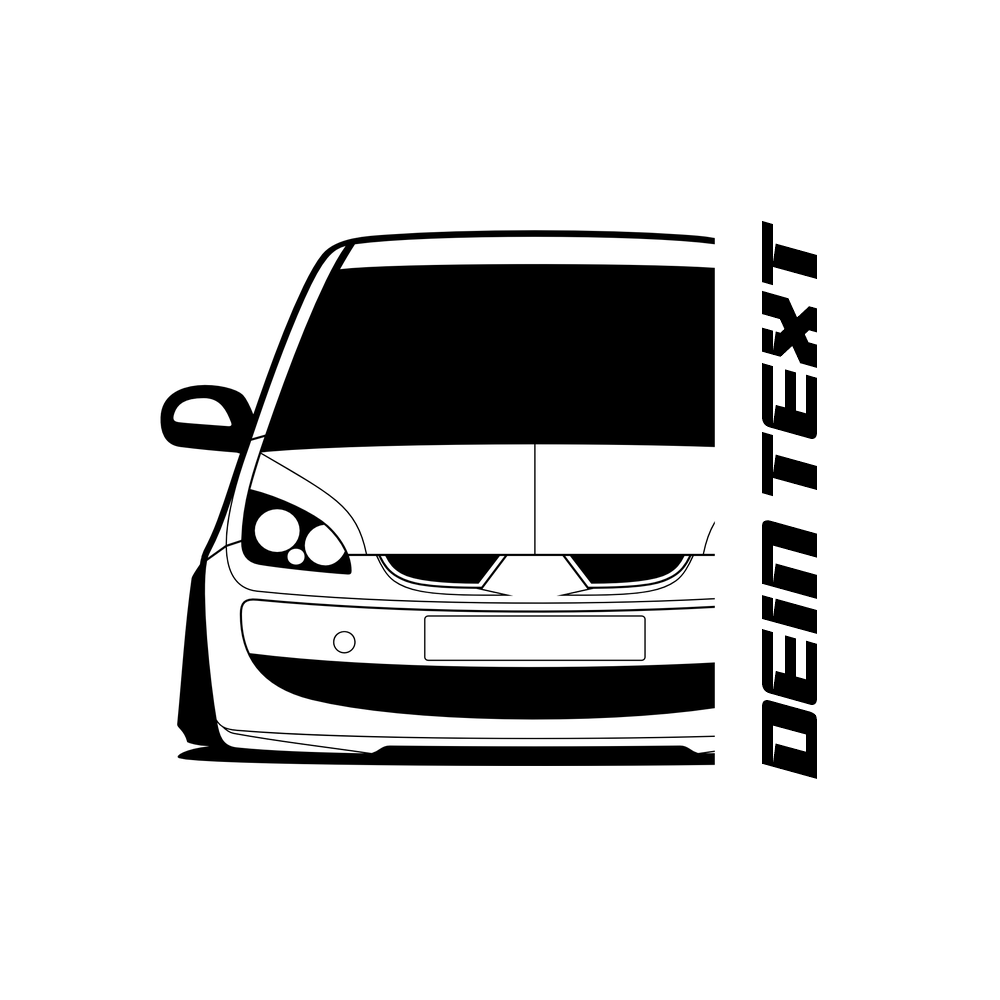 Mitsubishi Colt CZ3 BJ 2005 – personalisierbares Shirt & Hoodie