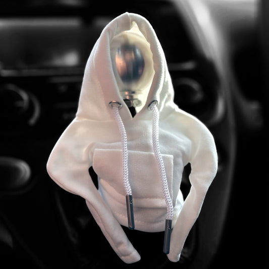 Hoodie Mini Gear Shift Knob - white -