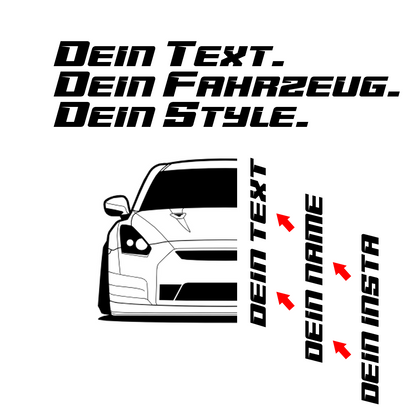 Nissan Skyline GT-R DBA MY 2007 – customizable Shirts & Hoodies