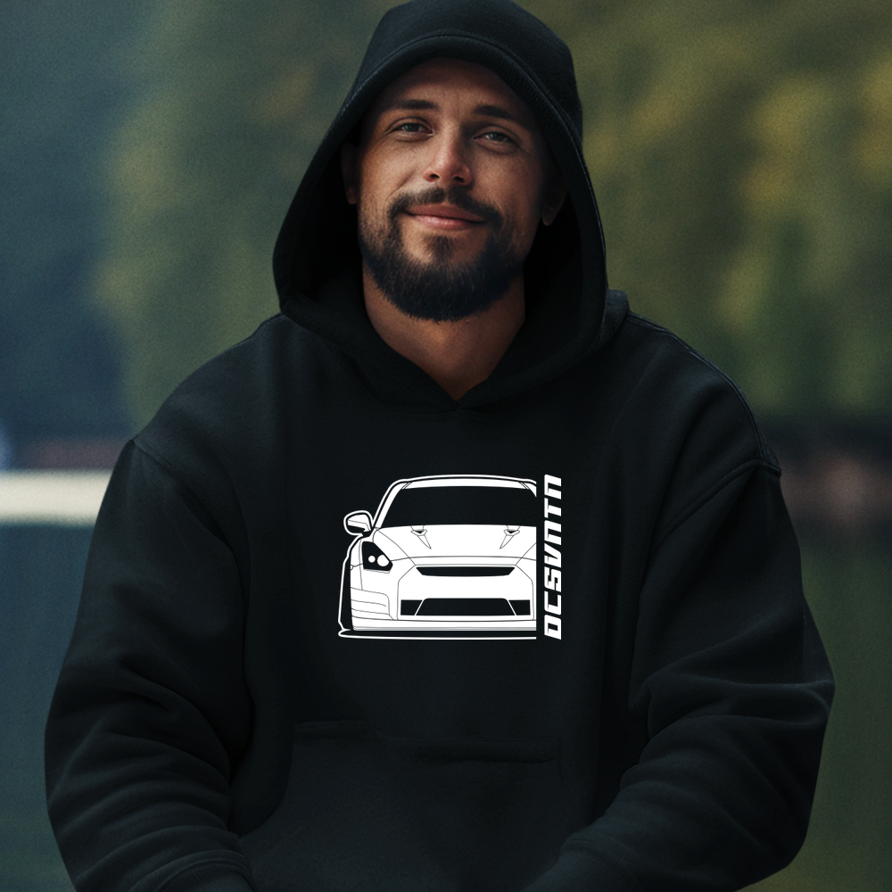 Nissan Skyline GT-R DBA MY 2007 – customizable Shirts & Hoodies