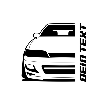 Nissan Almera N 15 Topsport BJ 1995 – personalisierbares Shirt & Hoodie