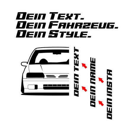 Nissan Primera P10 MY 1990 – customizable Shirts & Hoodies