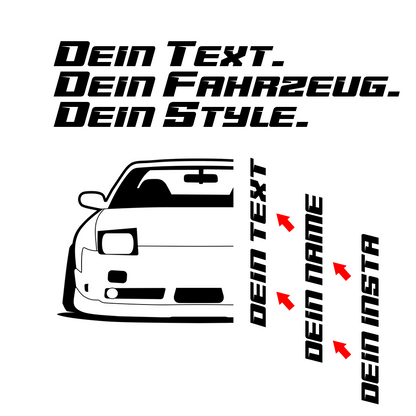 Nissan Silvia S13 240SX MY 1988 – customizable Shirts & Hoodies