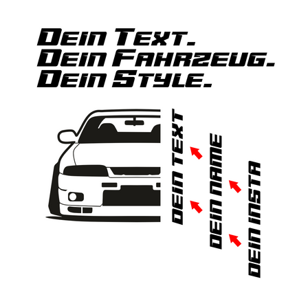 1993 Nissan Skyline R33 GTR – customizable Shirts & Hoodies