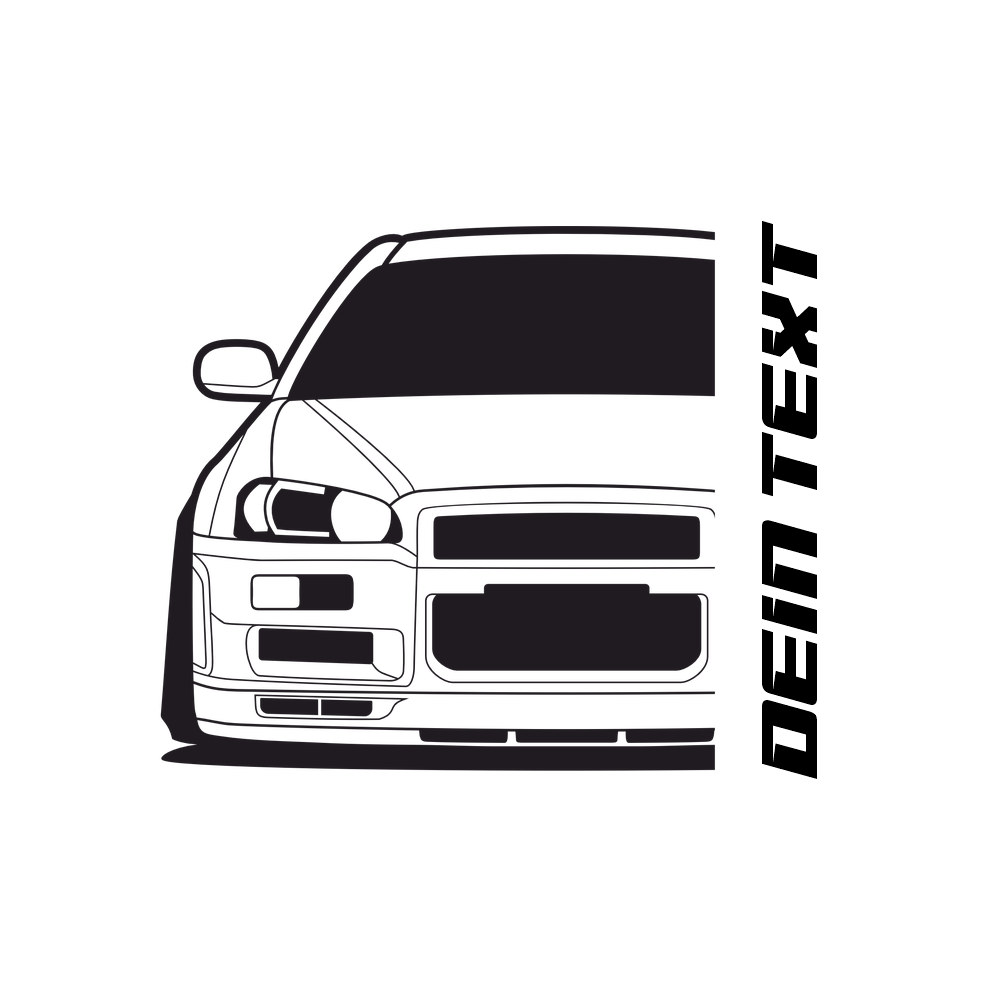 Nissan Skyline R34 GTR MY 1999 – customizable Shirts & Hoodies