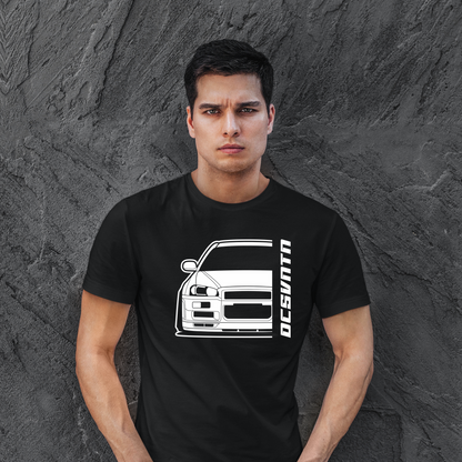 Nissan Skyline R34 GTR MY 1999 – customizable Shirts & Hoodies