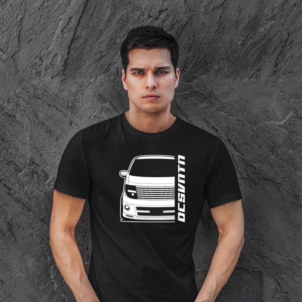 Nissan Elgrand E51 BJ 2002 – personalisierbares Shirt & Hoodie