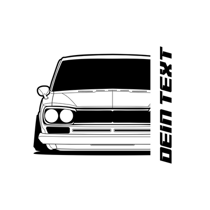 Nissan Datsun Skyline 2000 GT-R MY 1972 – customizable Shirts & Hoodies