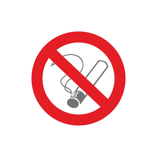 No Smoking Sign Sticker