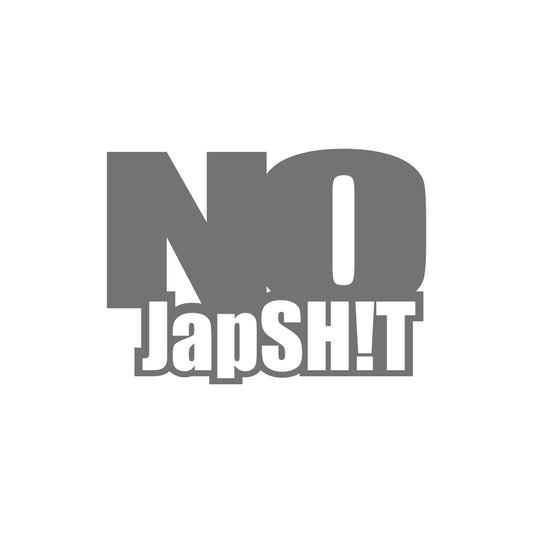 No jap Shit 10cm Sticker