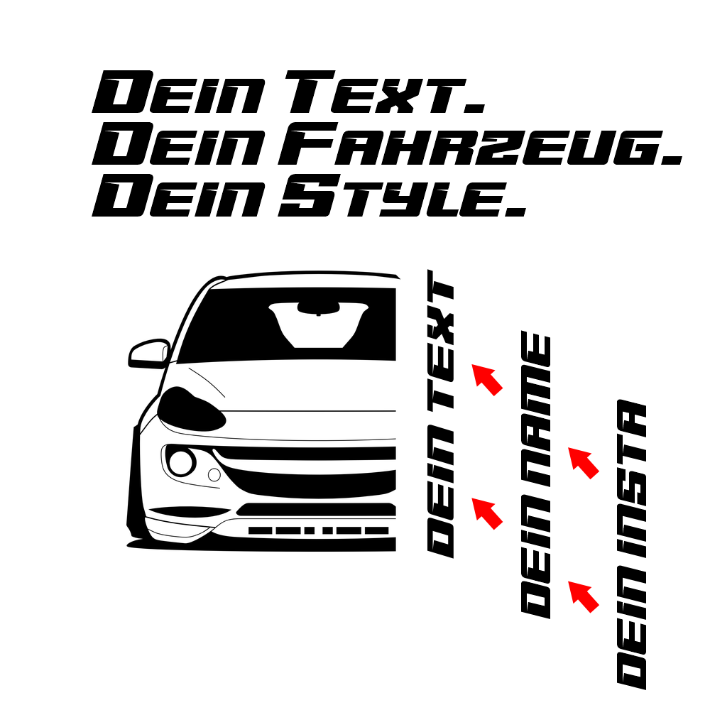 Opel Adam BJ 2013 – personalisierbares Shirt & Hoodie