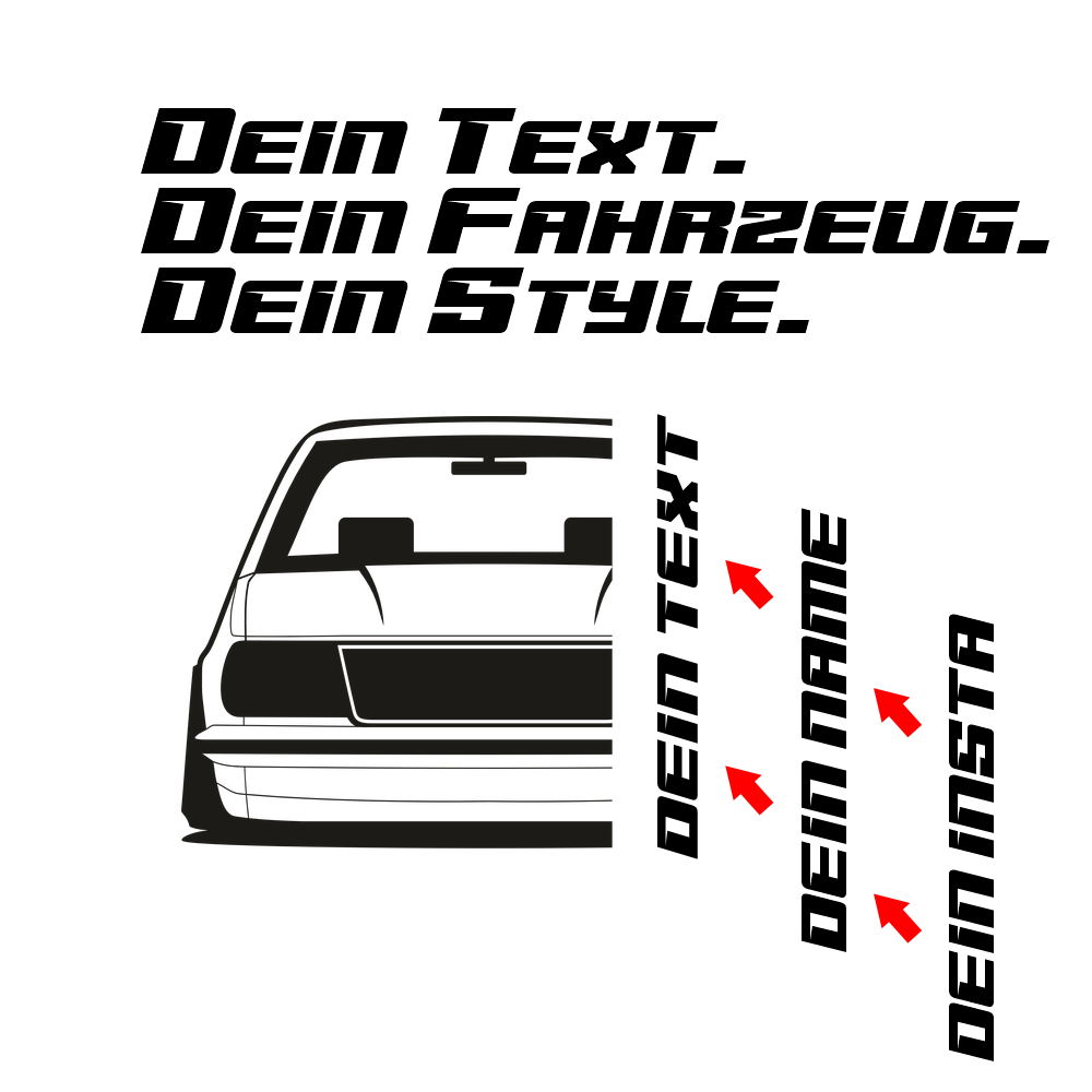 Opel Ascona B MY 1975 – customizable Shirts & Hoodies