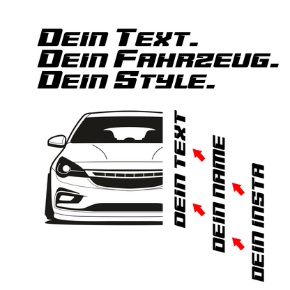 Opel Astra K MY 2015 – customizable Shirts & Hoodies