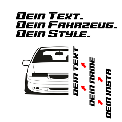 1996 Opel Calibra Cliff Edition – customizable Shirts & Hoodies