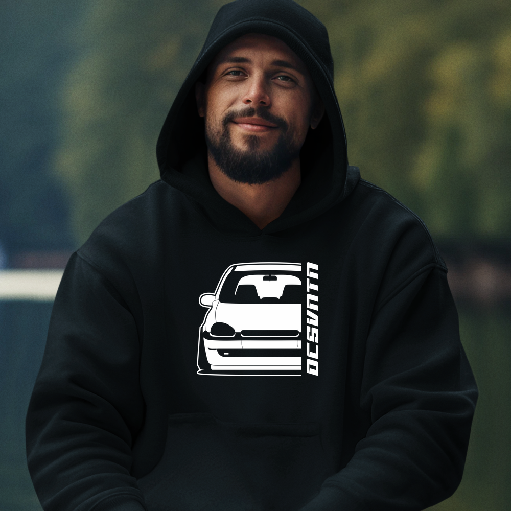 Opel Corsa B BJ 1993 – personalisierbares Shirt & Hoodie