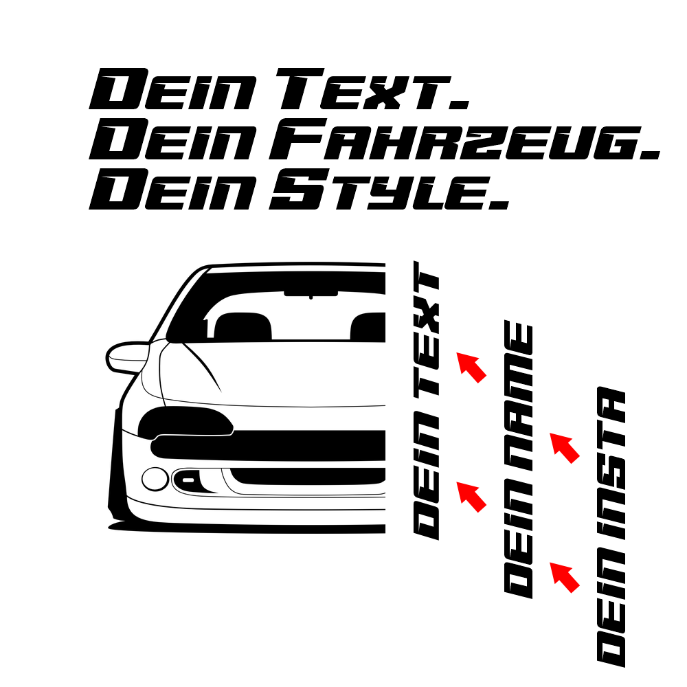 Opel Tigra A MY 1994 – customizable Shirts & Hoodies