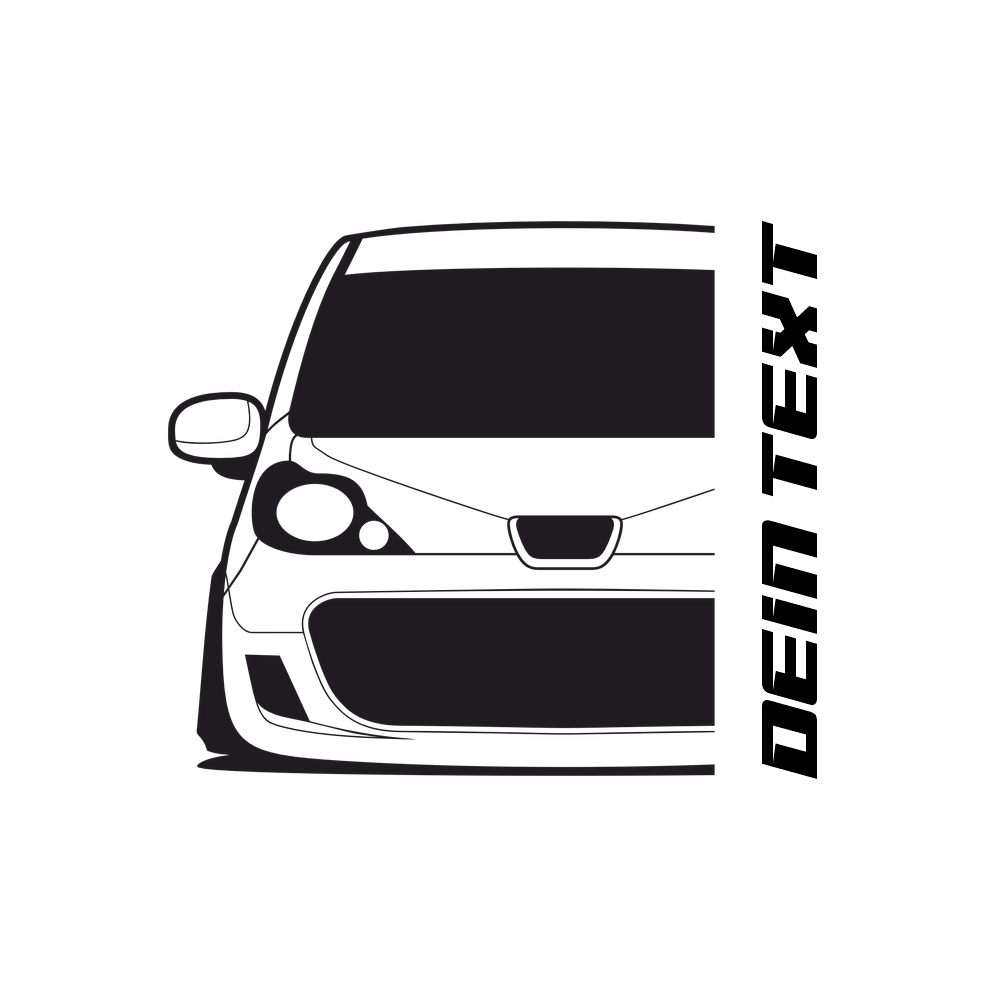 Peugeot 107 BJ 2010 – personalisierbares Shirt & Hoodie