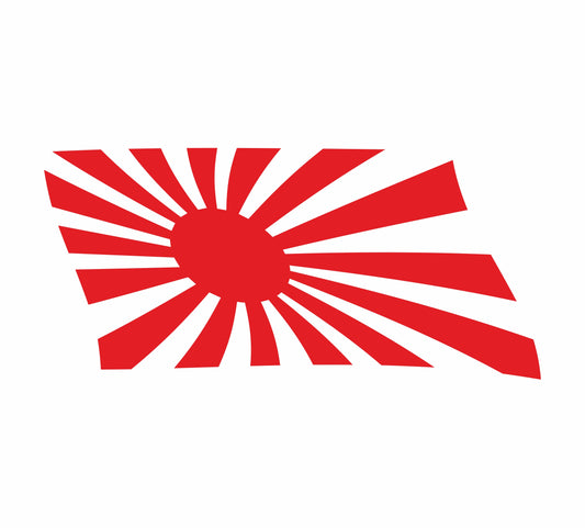 Rising Sun geschwungen