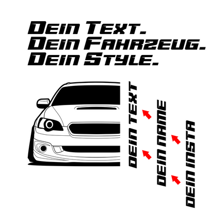 Subaru Legacy BL BP GT Spec BJ 2004 – personalisierbares Shirt & Hoodie