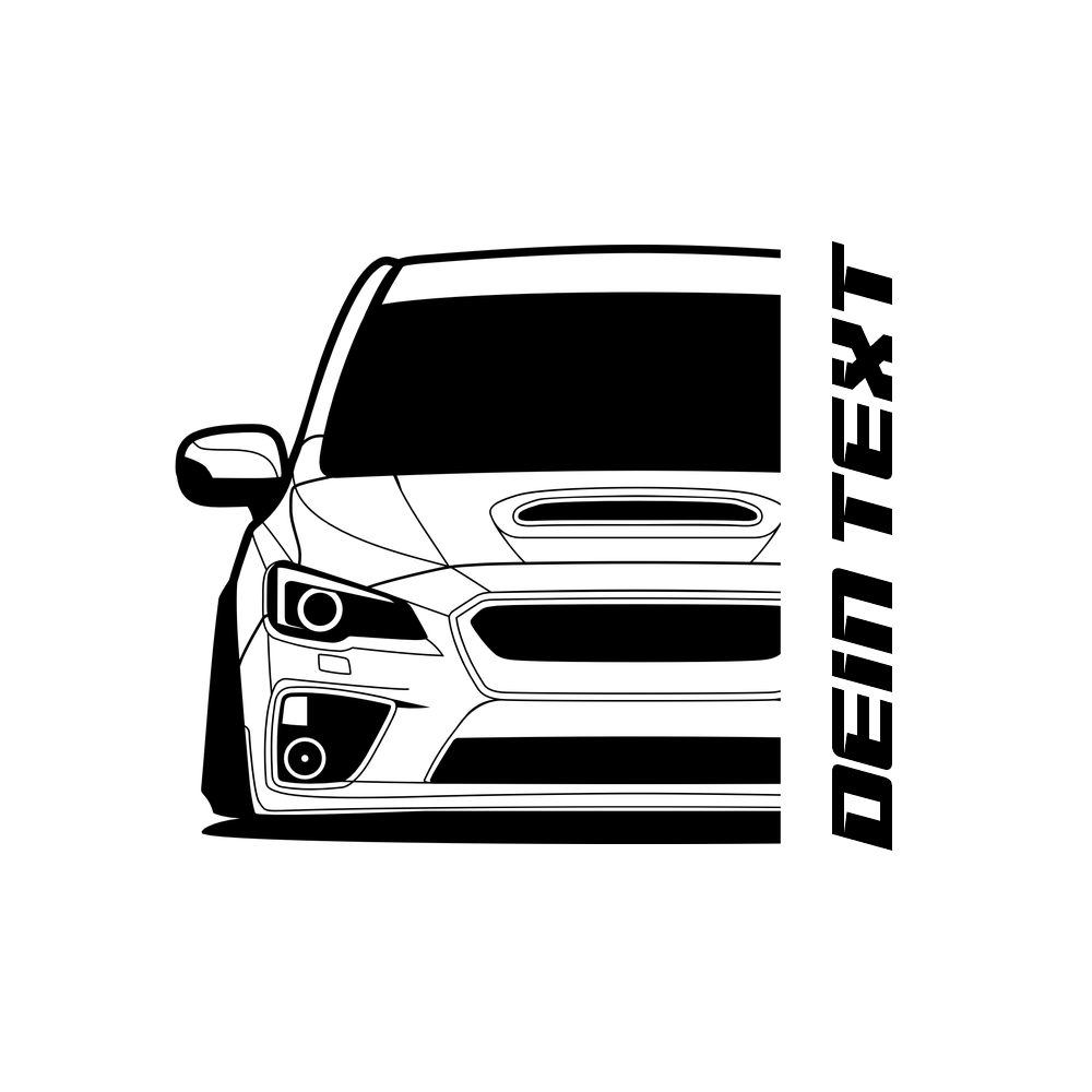 Subaru Impreza WRX STI BJ 2015 – personalisierbares Shirt & Hoodie