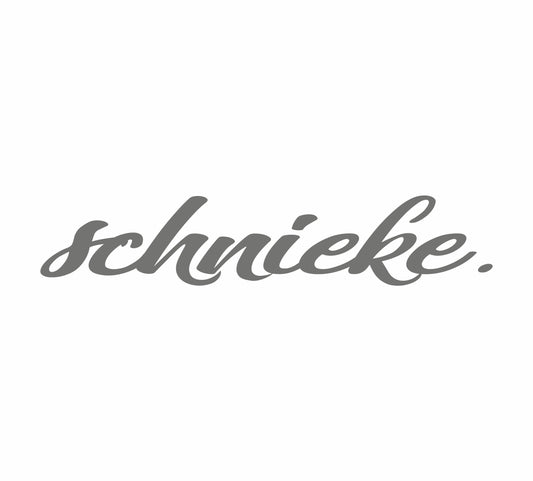 Schnieke. WSS 17 cm Sticker