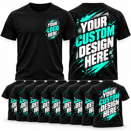Custom Event T-Shirts – 10er Paket