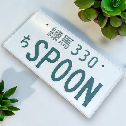 Spoon JDM License Plate 7