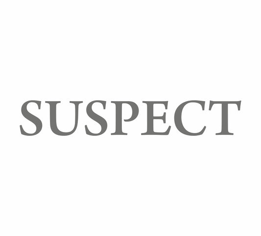 Suspect 17 cm Sticker