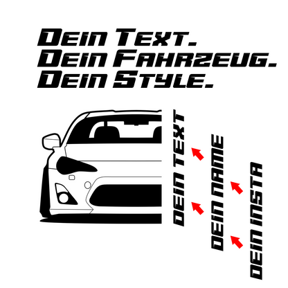 Toyota GT 86 MY 2012 – customizable Shirts & Hoodies