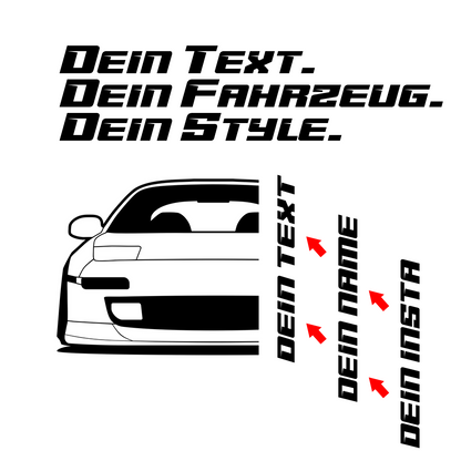 Toyota MR2 BJ 1991 – personalisierbares Shirt & Hoodie