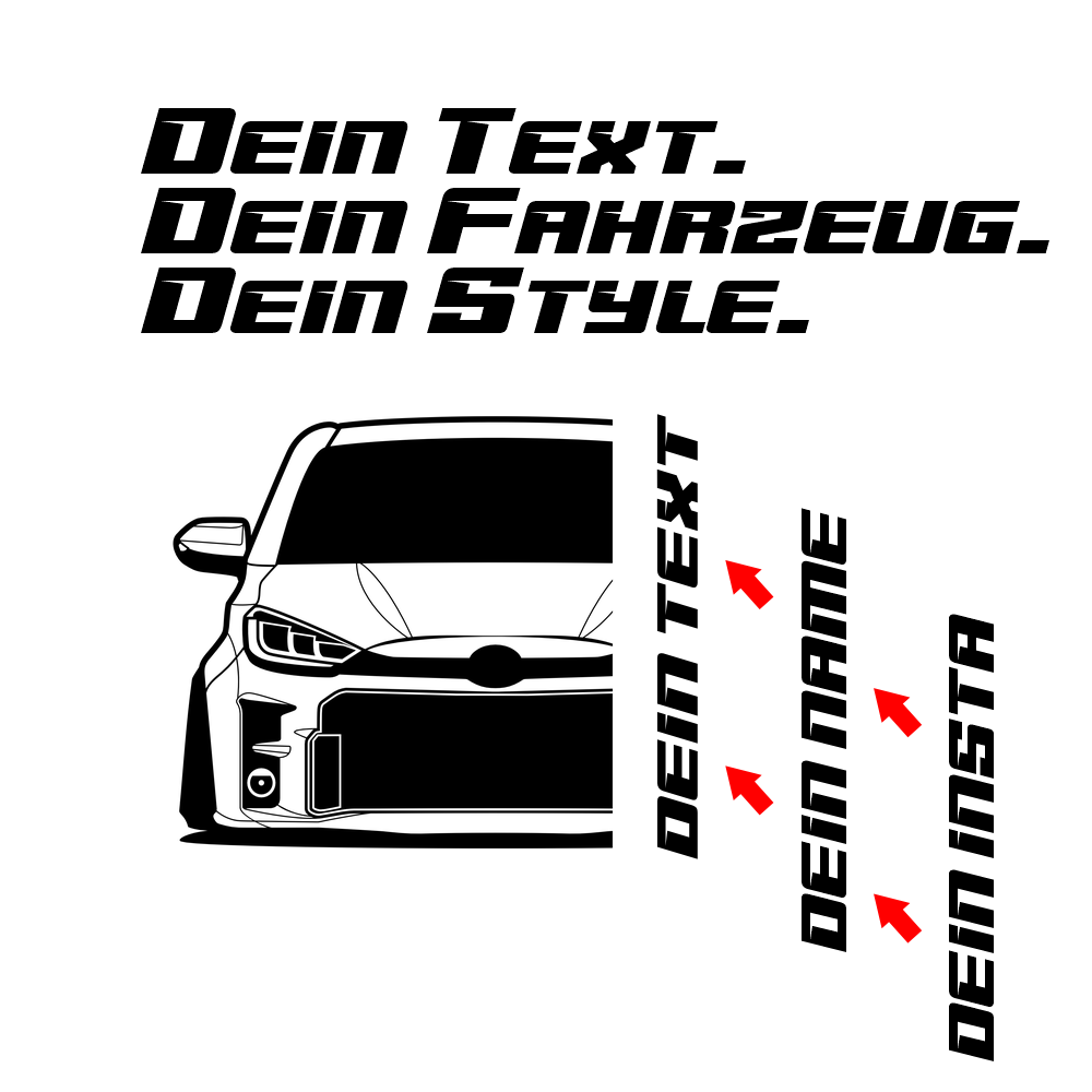 Toyota Yaris GR MY 2020 – Customizable Shirts & Hoodies