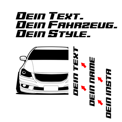 Toyota Crown S200 BJ 2008 – personalisierbares Shirt & Hoodie
