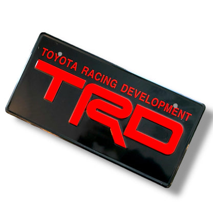 TRD Rot JDM License Plate 1
