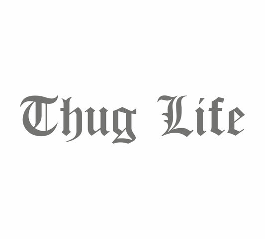 Thug Life 17 cm Sticker