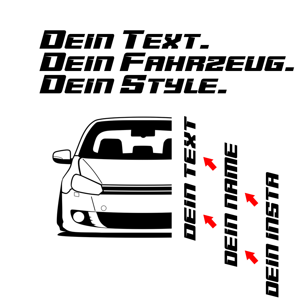VW Golf MK6 MY 2008 – customizable Shirts & Hoodies