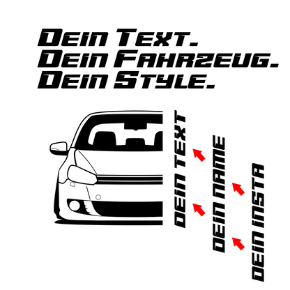 VW Golf MK6 MY 2008 – customizable Shirts & Hoodies