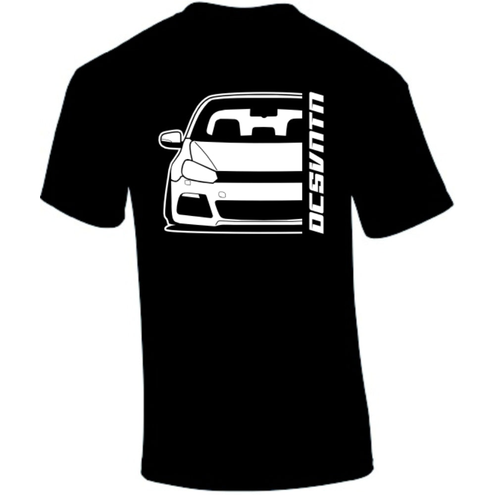 VW Golf R MK6 BJ 2008 – personalisierbares Shirt & Hoodie