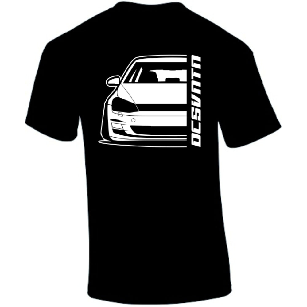 VW Golf MK7 BJ 2012 – personalisierbares Shirt & Hoodie