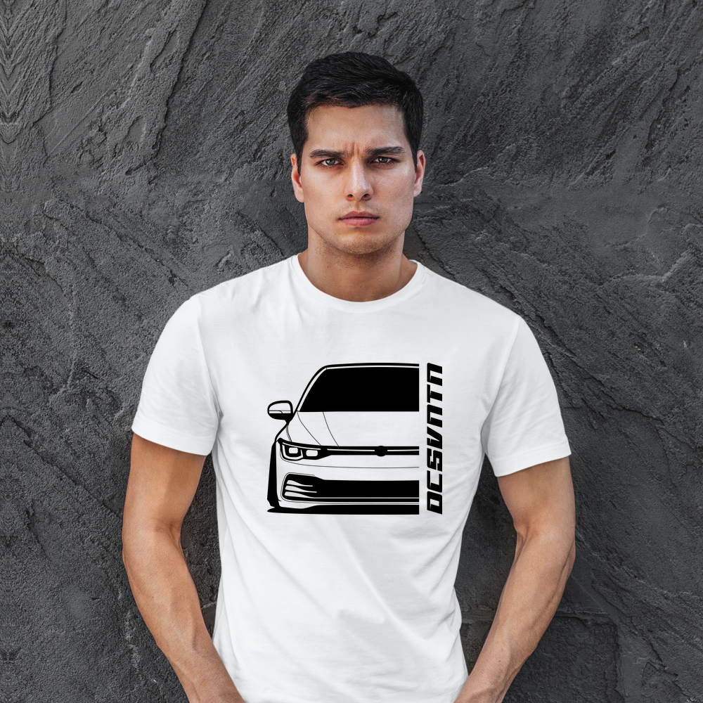 VW Golf Mk8 MY 2019 – customizable Shirts & Hoodies